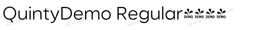 QuintyDemo Regular字体转换